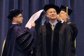 Timothy Egan receives their degree